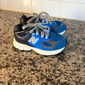 New Balance Blue/Gray & White